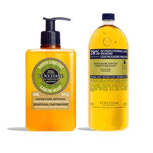 Shea Verbena Liquid Soap + Refill Duo | L’Occitane en Provence