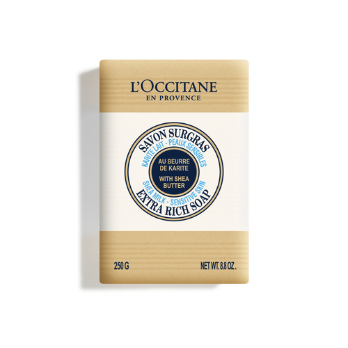 image 1/3 de Savon surgras Karité Lait – peaux sensibles, , large