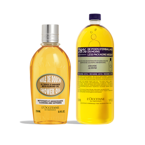 Almond Shower Oil + Refill Duo | L’Occitane en Provence