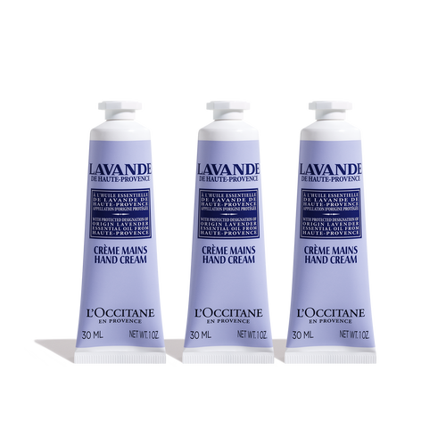 view 1/4 of Lavender Hand Cream Trio, , US