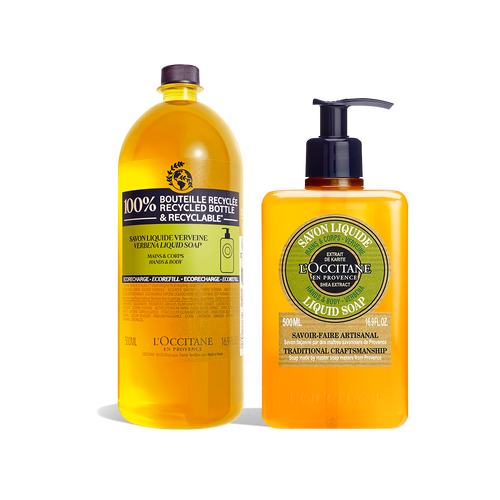 view 1/6 of Shea Verbena Hand Soap Jumbo Duo, , CA