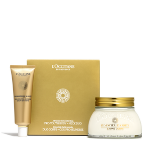 Duo avancé corps + cou pro-jeunesse Immortelle Karité | L’Occitane en Provence